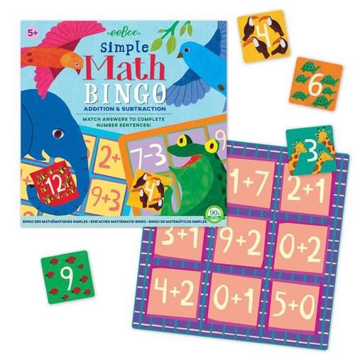 Simple Math Bingo Addition and Subtraction