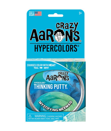 Crazy Aaron's Thinking Putty - 4" Tin Mystifying Mermaid Color Changing (Retired)