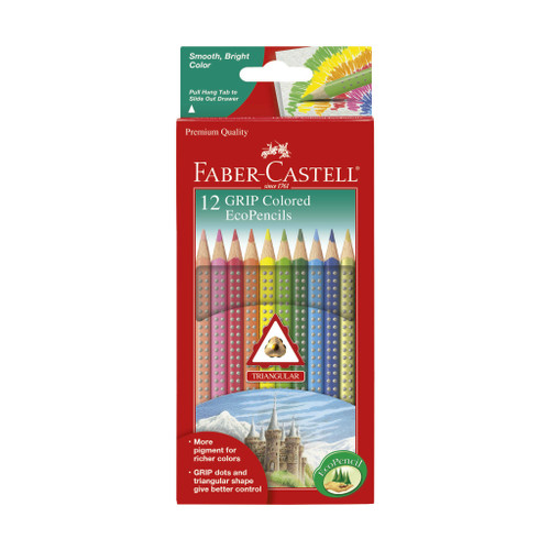 Grip Colored Pencils - 12 Count