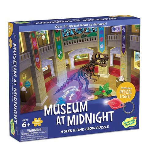 Seek and Find Glow Puzzle - Museum at Midnight