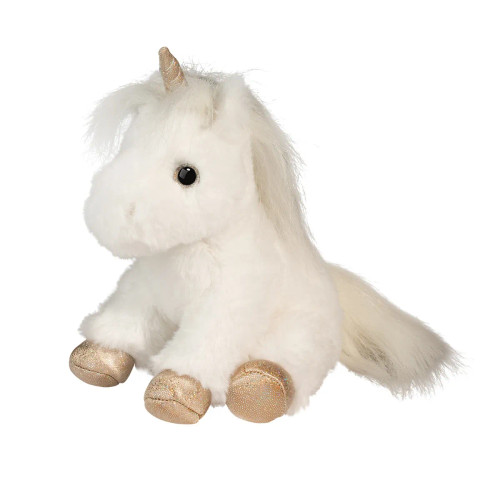 Elodie White Unicorn Mini Softie