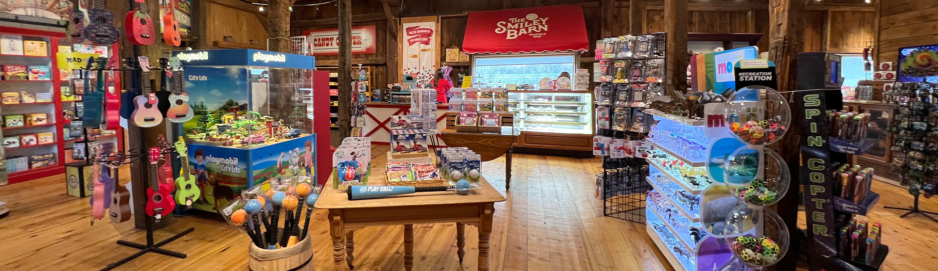 The Smiley Barn Toy & Candy Store in Wisconsin