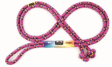 Raspberry Hemp Rope Raspberry 8ft Jump Rope - The Smiley Barn