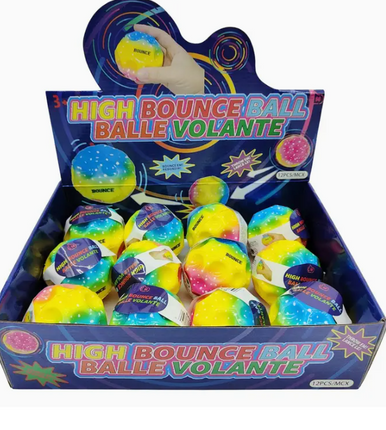 ボール Bounce Amazon.com: PAKSPAK 6 Pack Moon Space Bounce Balls for Kids