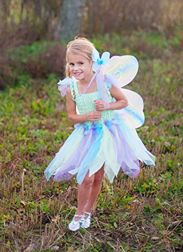 sachin and babi light blue dress Butterfly Dress with Wings and Wand (Green) Size 5-6