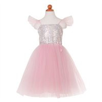 Sequins Princess Dress Pink - Size 5-6 - The Smiley Barn
