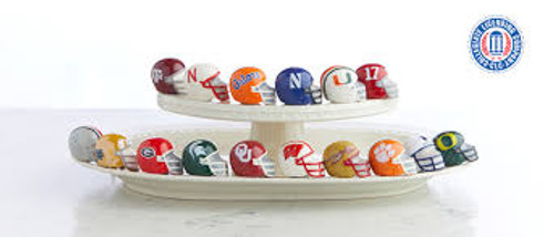 Nora Fleming Collegiate Football Helmets