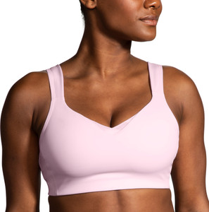 Asymmetric Ribbed Sports Bra 390, Soft Khaki