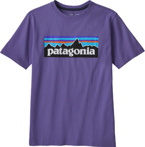 Patagonia Kids' Regenerative Organic Certified Cotton P-6 LS T-Shirt - Small - Nouveau Green