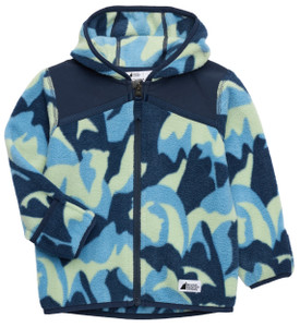 Sweat à Capuche Polaire Bébé Garçon/fille 1-5 Ans - Manches Longues, 1 Poche, Col Boutonné, Pour Automne/hiver - Noir/beige/marron