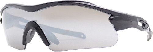 Black/Grey Lens Silver Mi|Miroir argenté à verres n|PRI