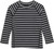 Black Wide Stripe Print|Imprimé rayures noires|PRI