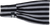 Black Wide Stripe Print|Imprimé rayures noires|PRI