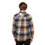 Indigo/Gold Plaid|Indigo/Or à carreaux