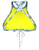 White Multi/Yellow Star|Étoile blanche multi/jaun|ALT