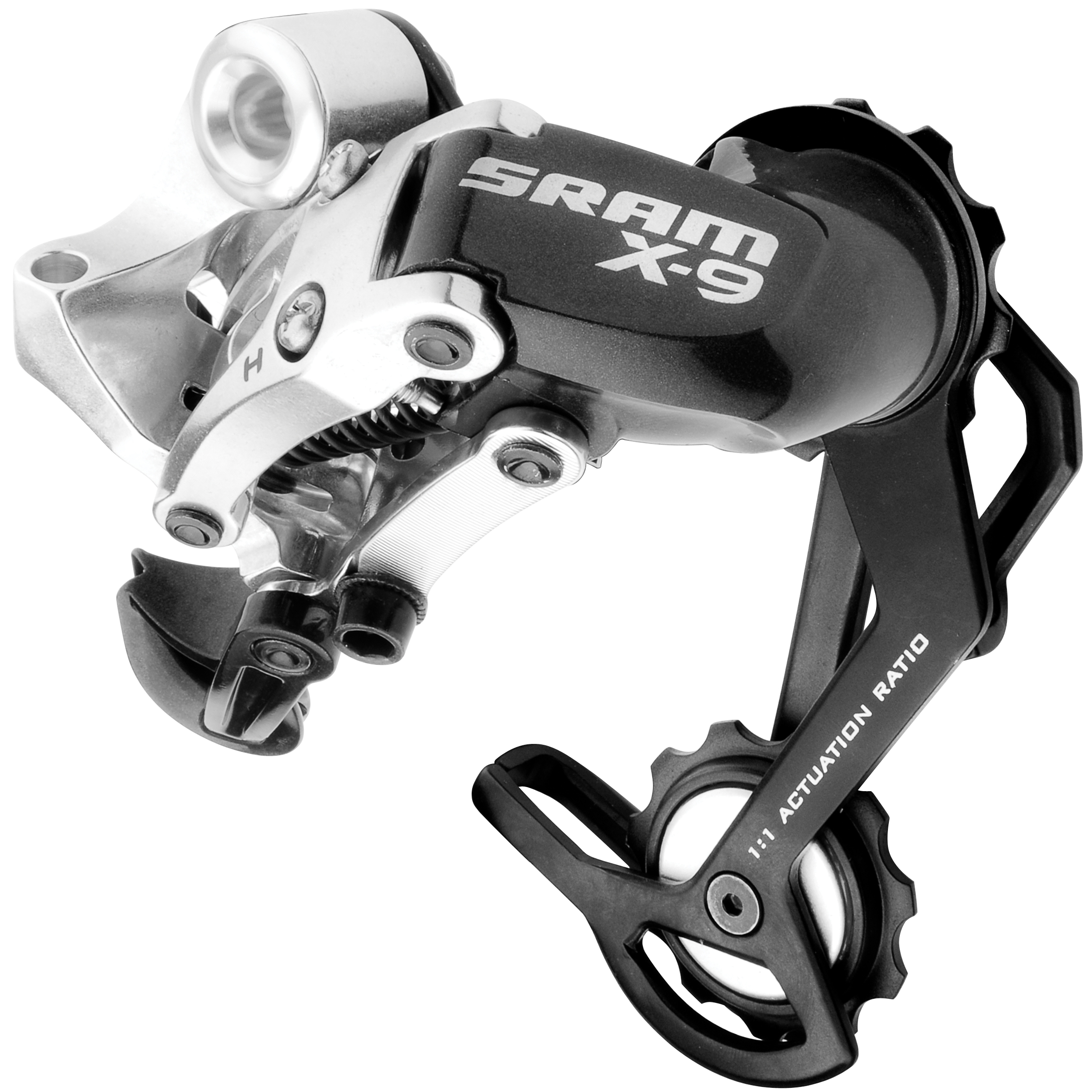 Dérailleur Arrière SRAM X-0 9 Vitesses – Cage Moyenne, Carbone/aluminium, Pour VTT