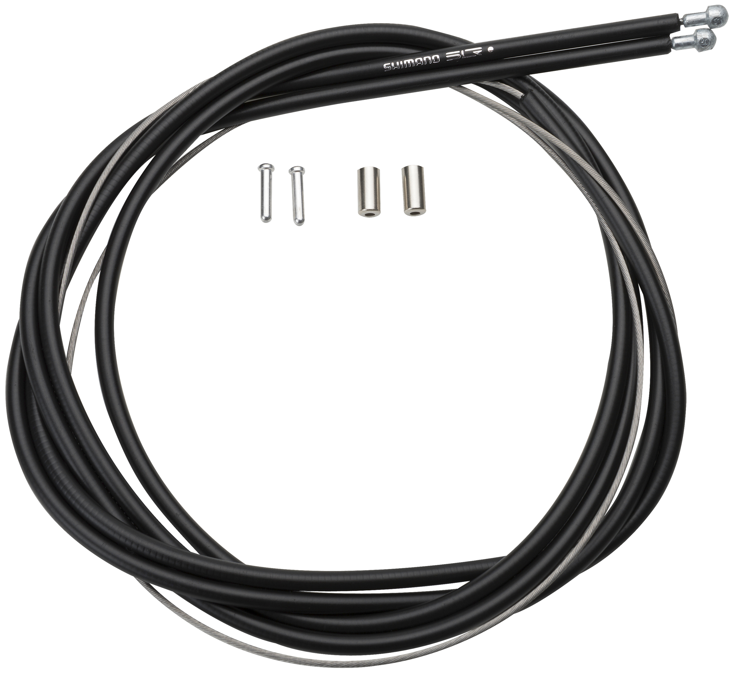 thumbnail image 2 of Shimano Stainless Mountain Bike Brake Cable & Housing Set - Pro Polished, Black 2 of 6