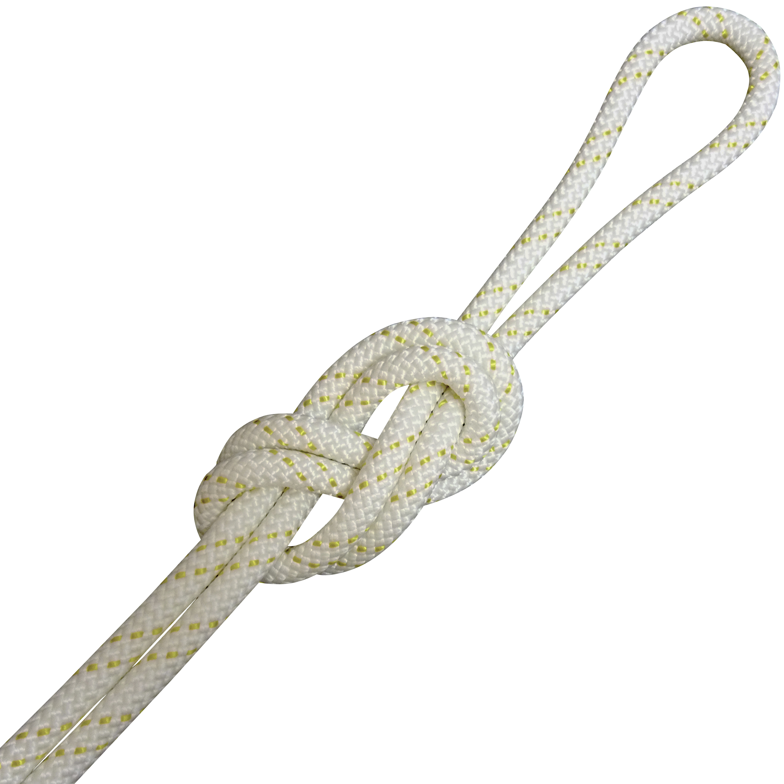 Semi-Static Rope 10.5 mm x 30 m - Stat 10.5 White SIMOND