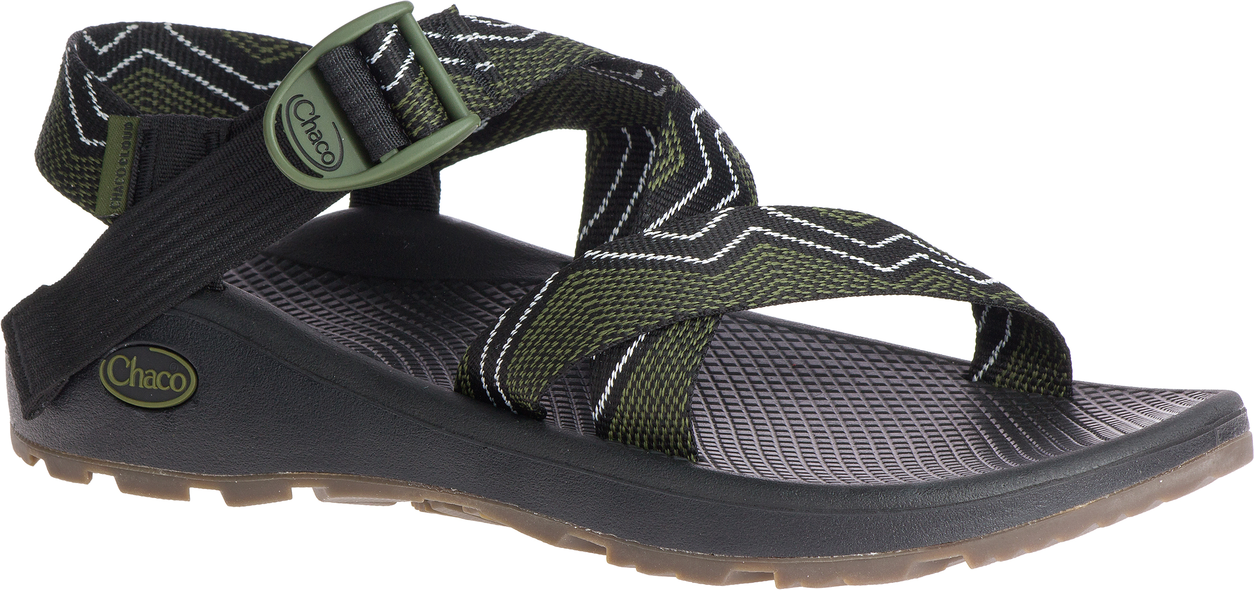 Chaco Men’s Z/Cloud Fleet Moss Sport Sandals JCH107229 Green Black Size 10 Chaco Banded Z/Cloud Sandal - Men main image 2