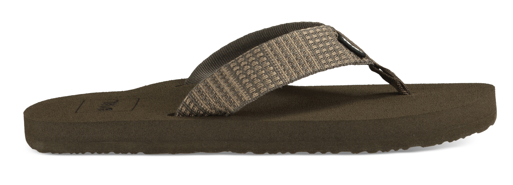 Teva Flip Flops Mens 11 Brown Mush II Original Sandal Lightweight Quick Dry New Teva Mush II Tartan Brown Flip Flops - Men main image 3