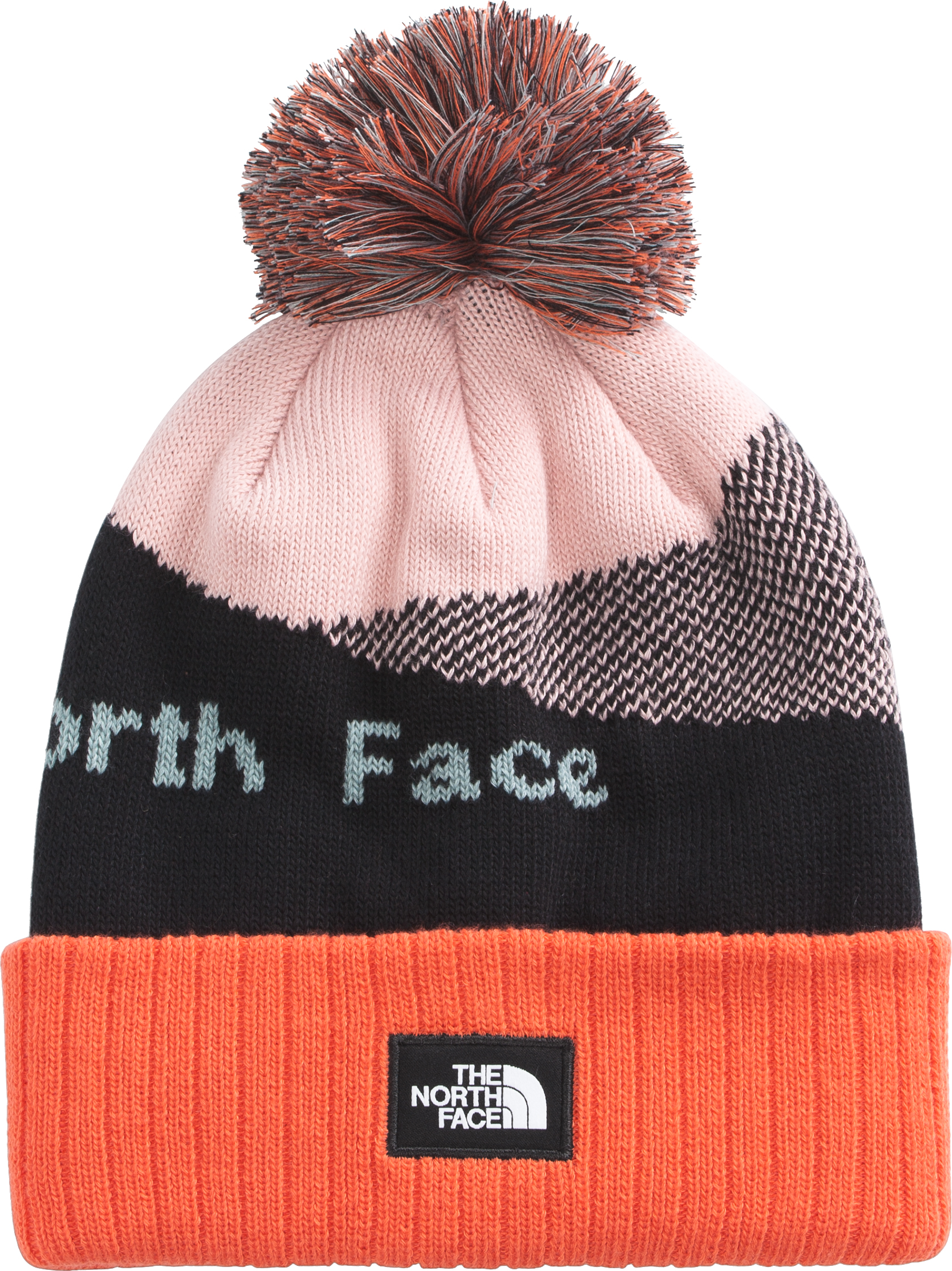 north face recycled pom pom beanie