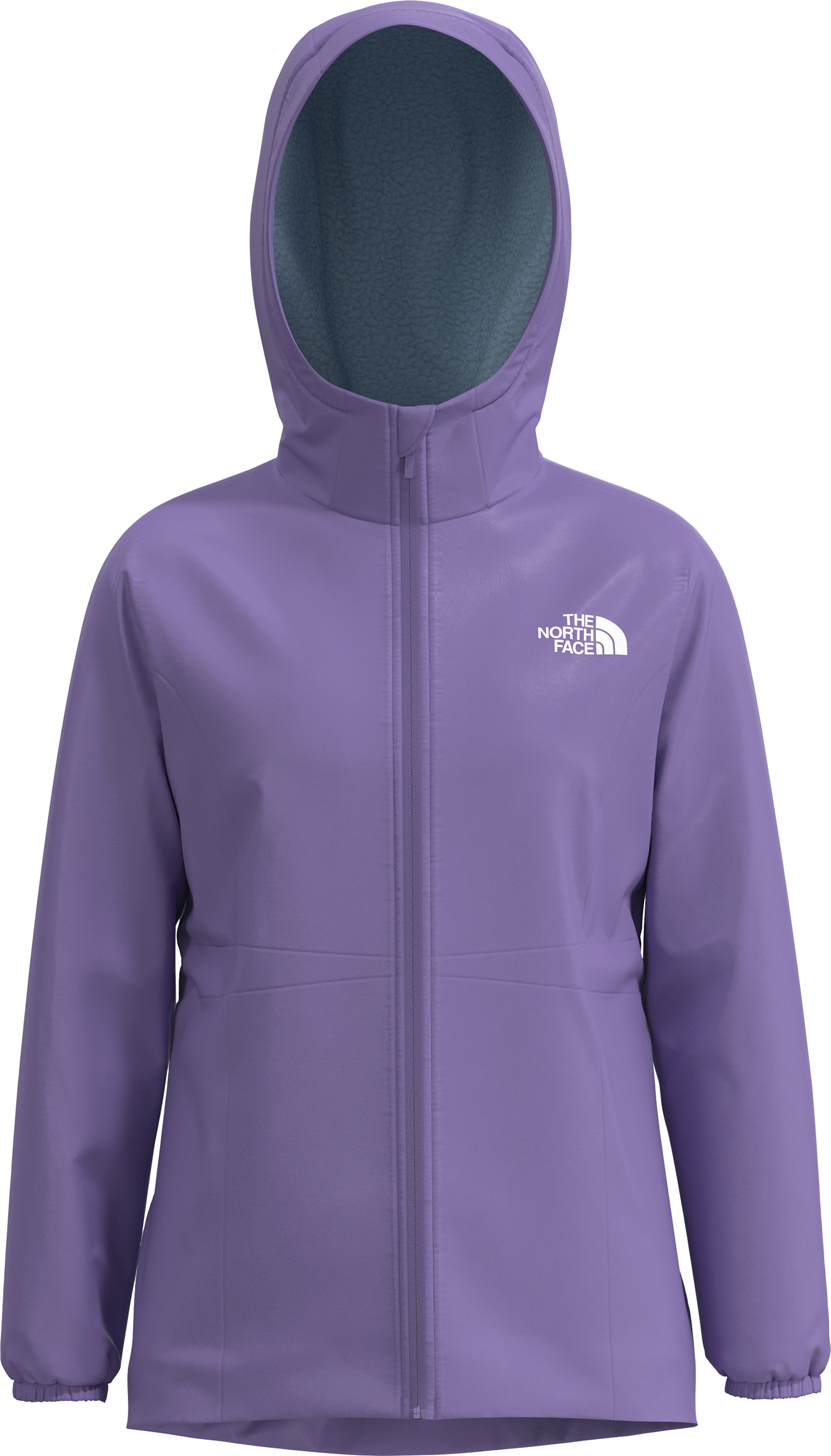 purple jacket north face