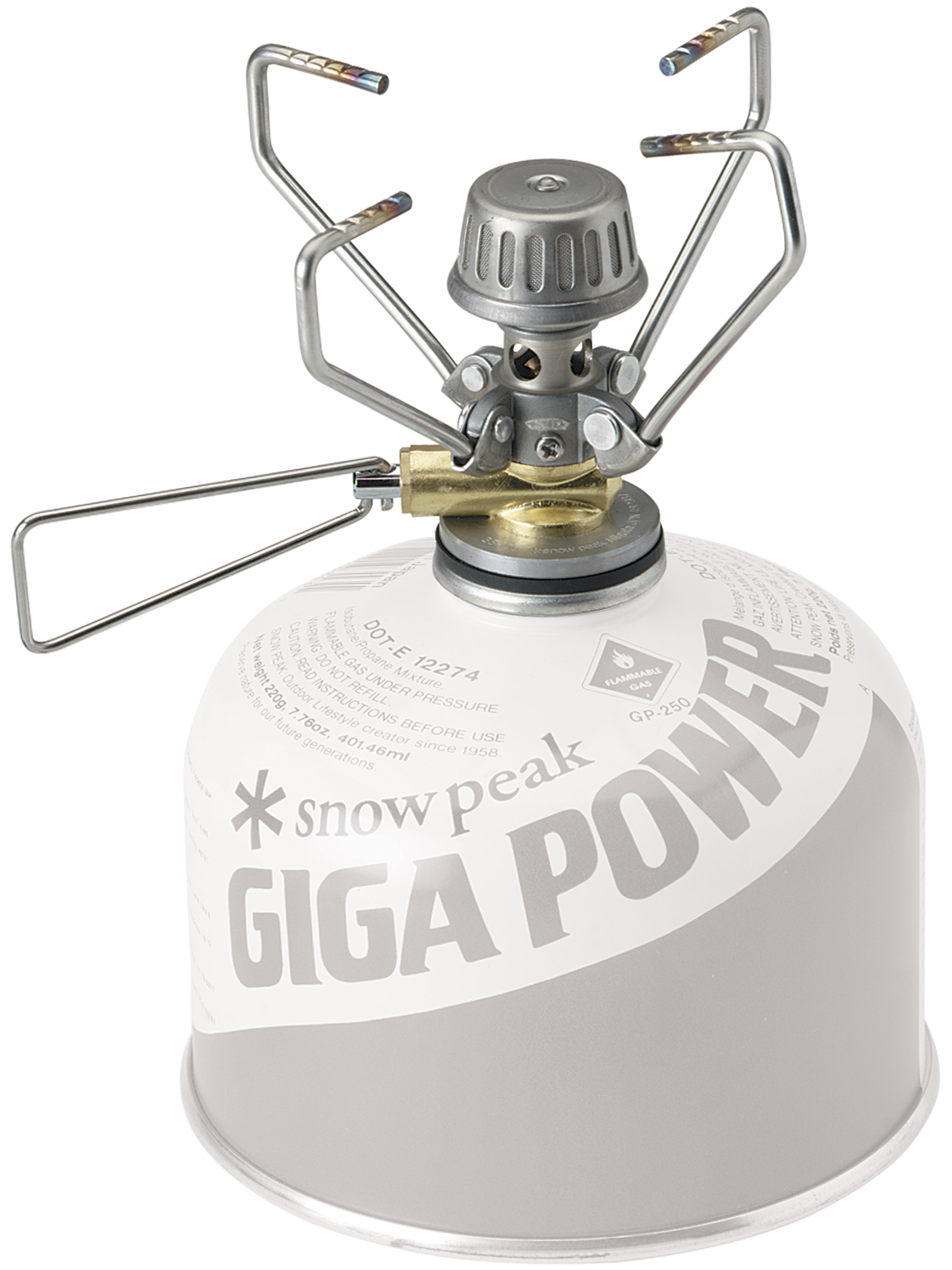 バーベキュー・調理用品 peak GigaPower Two Burner Standard Snow