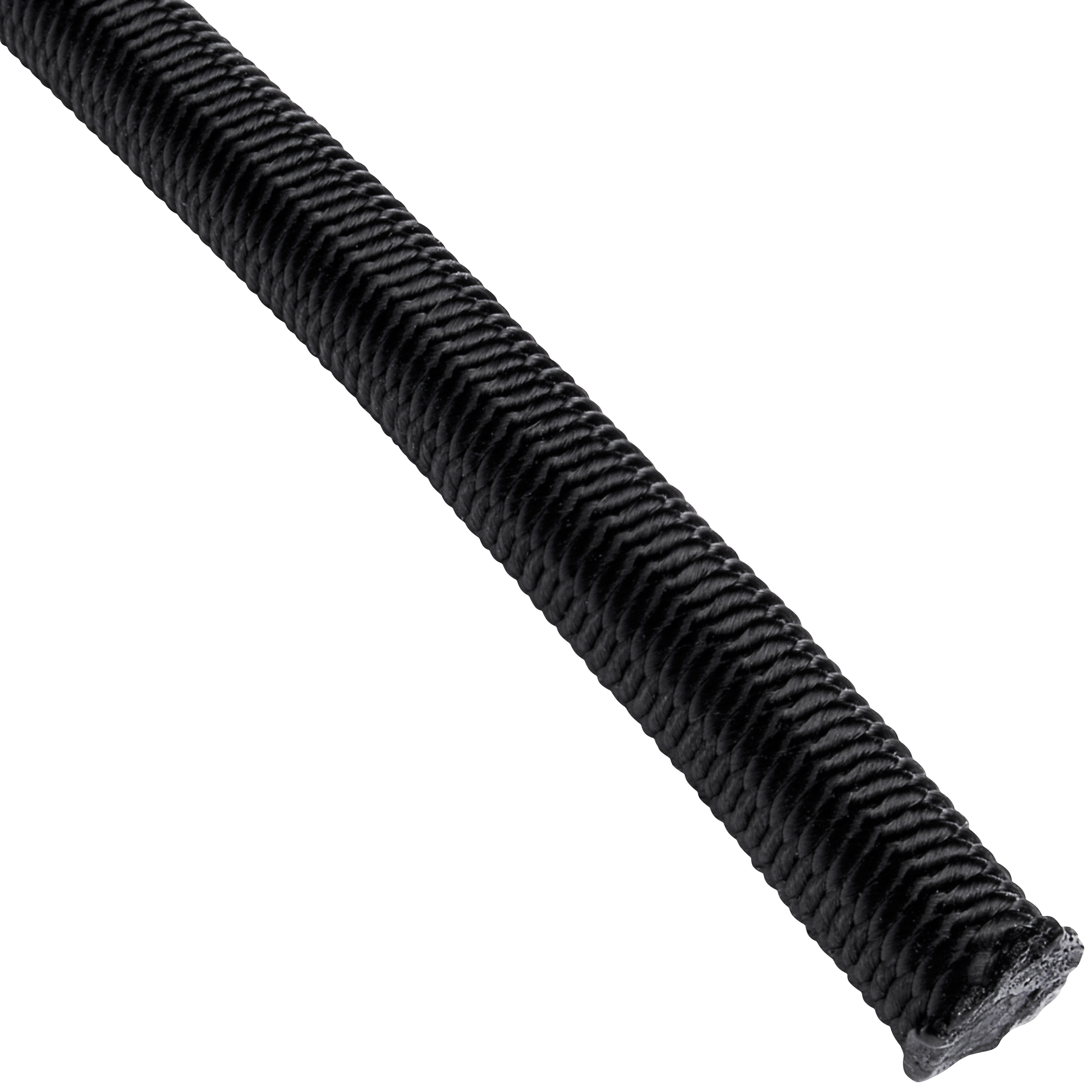 1/4''-6mm Black Polyester Shock Cord 50 ft