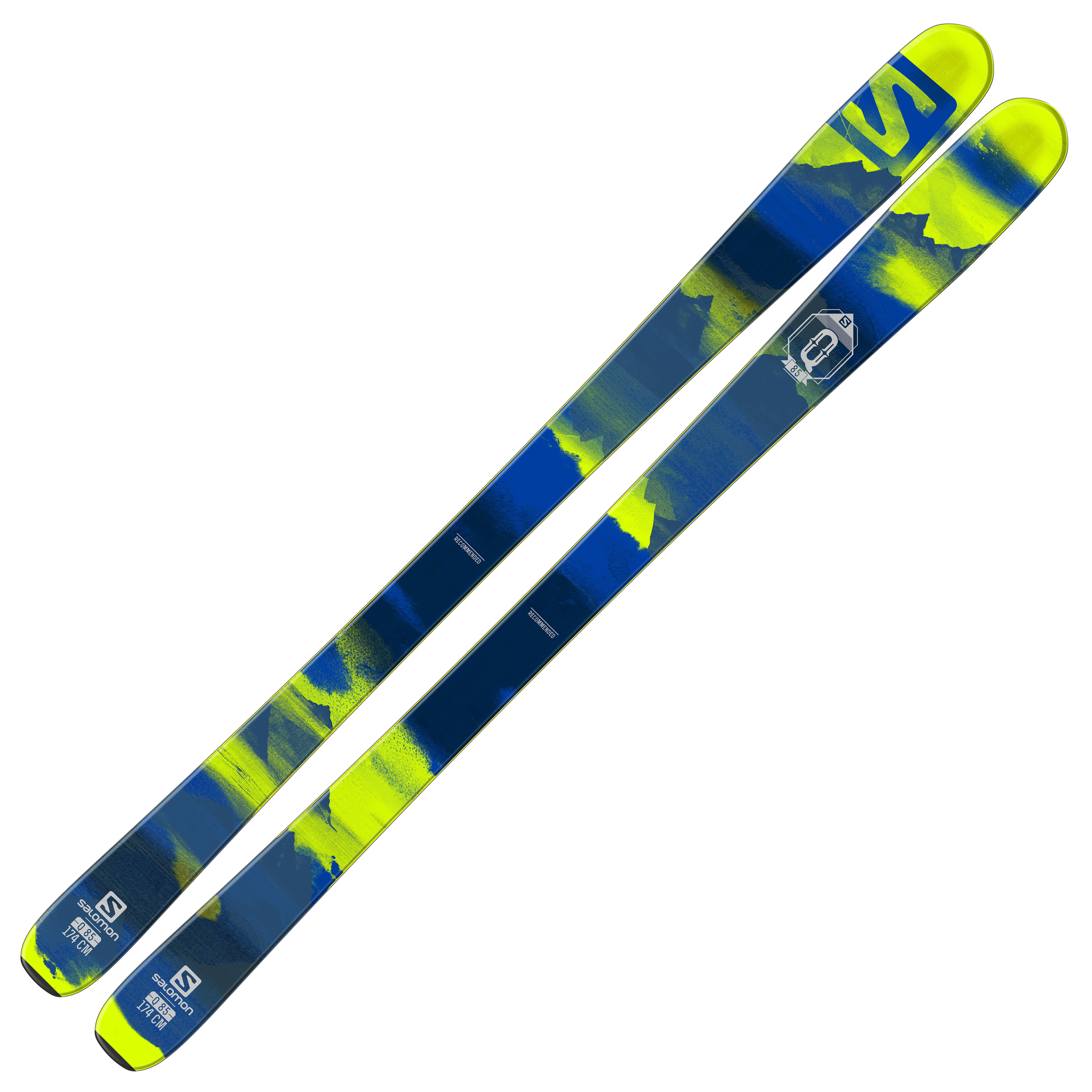 SALOMON Q85 167cm セミファットスキー Salomon Q85 Men's Skis - Powder7