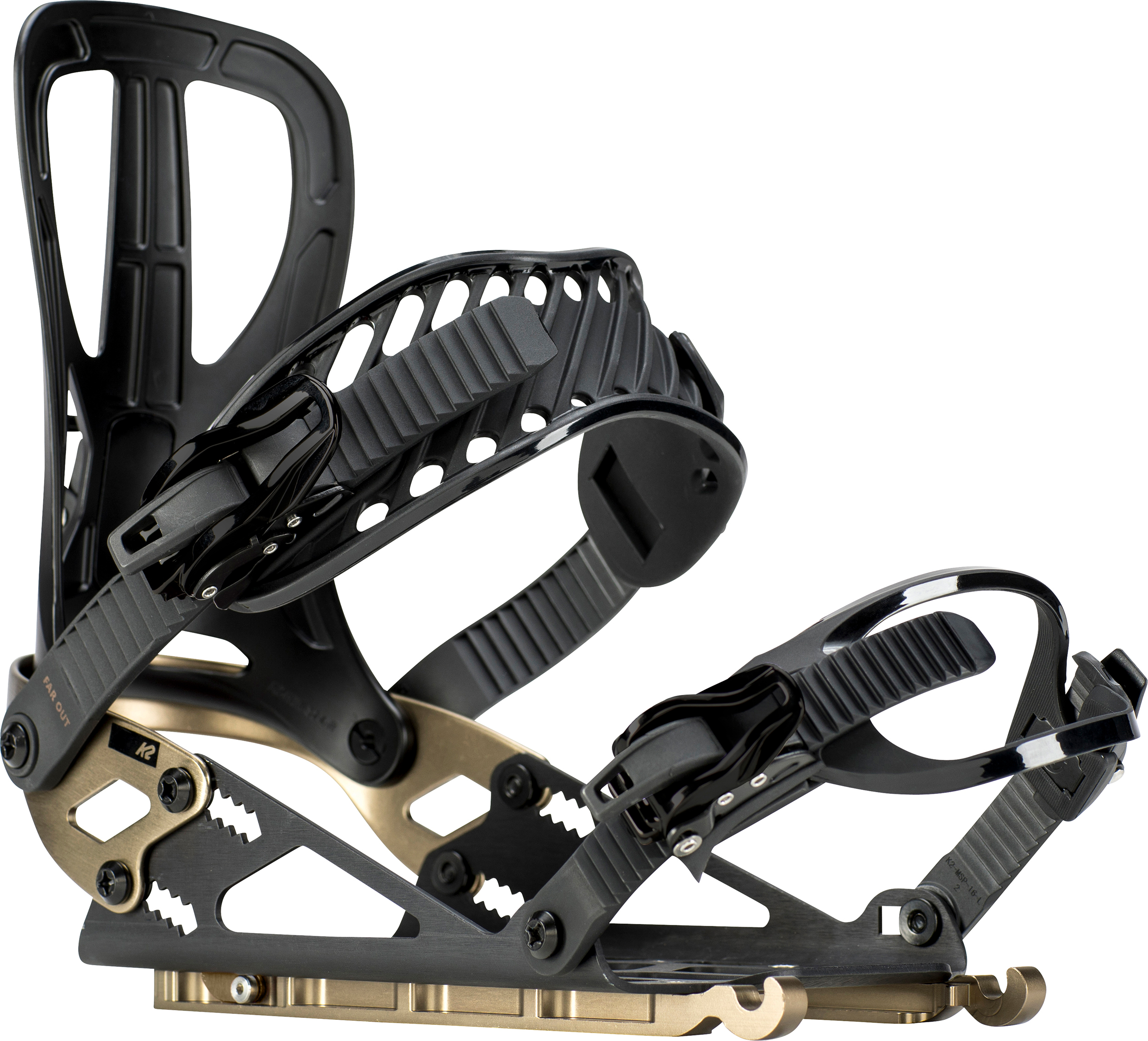 Amazon.com : K2 Farout Unisex Snowboard Bindings, Black, S