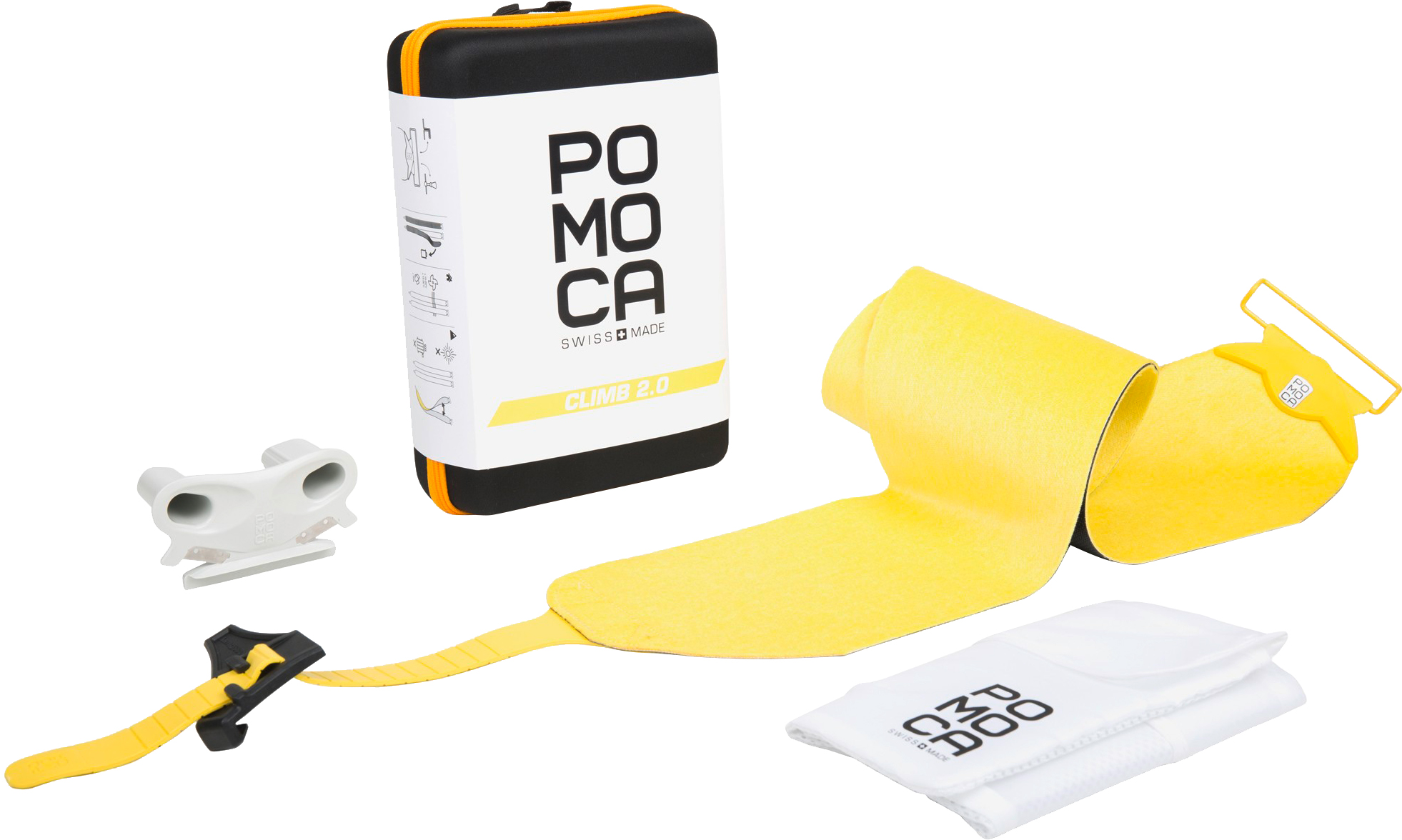 Pomoca スプリットボード スキン climb 2.0 Medium Pomoca Climb 2.0 - Splitboard 145mm CF V2 Skins | MEC