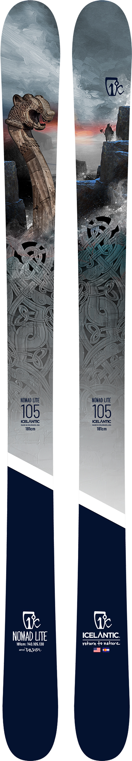Icelantic Nomad Lite 105 Backcountry Skis - Unisex | MEC