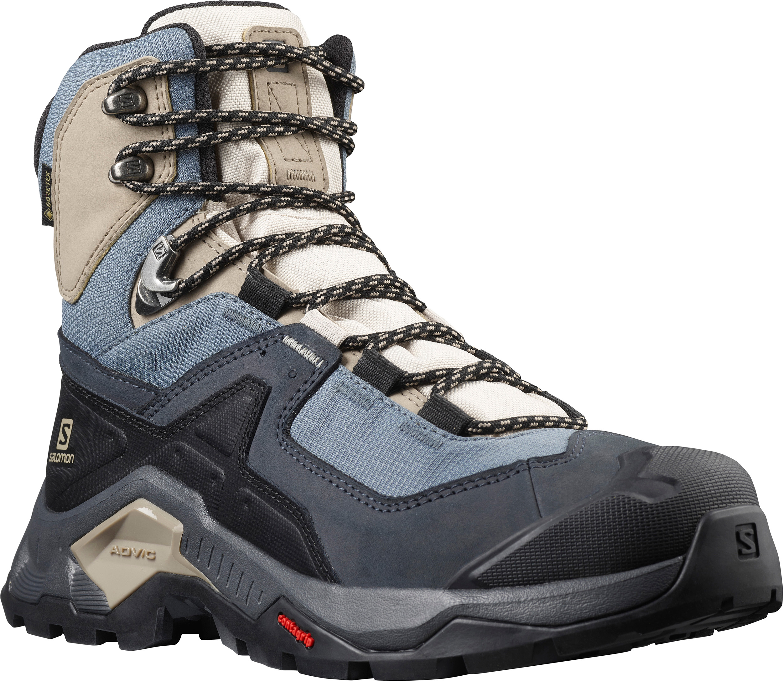 Salomon Women's Quest Element Gore-tex Hiking Boots, Ebony/Rainy