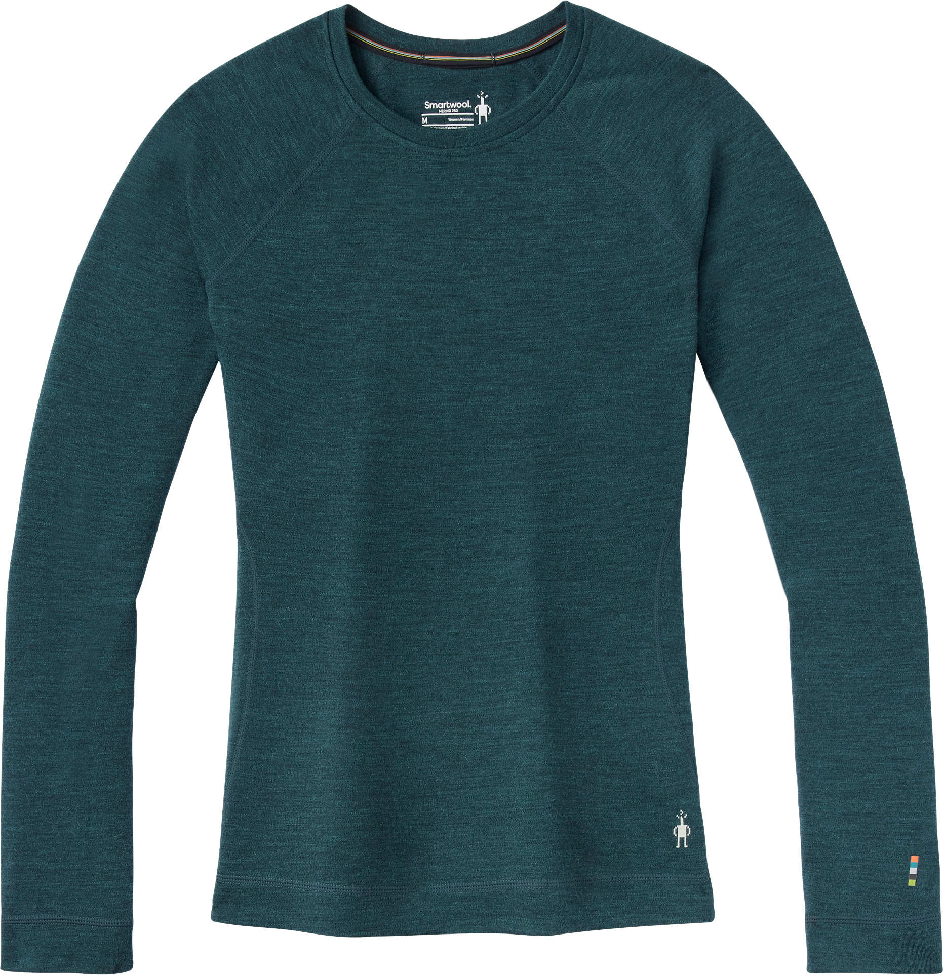 SMARTWOOL SmartWool Women's Merino 250 Crossover Neck Top Charcoal Heather