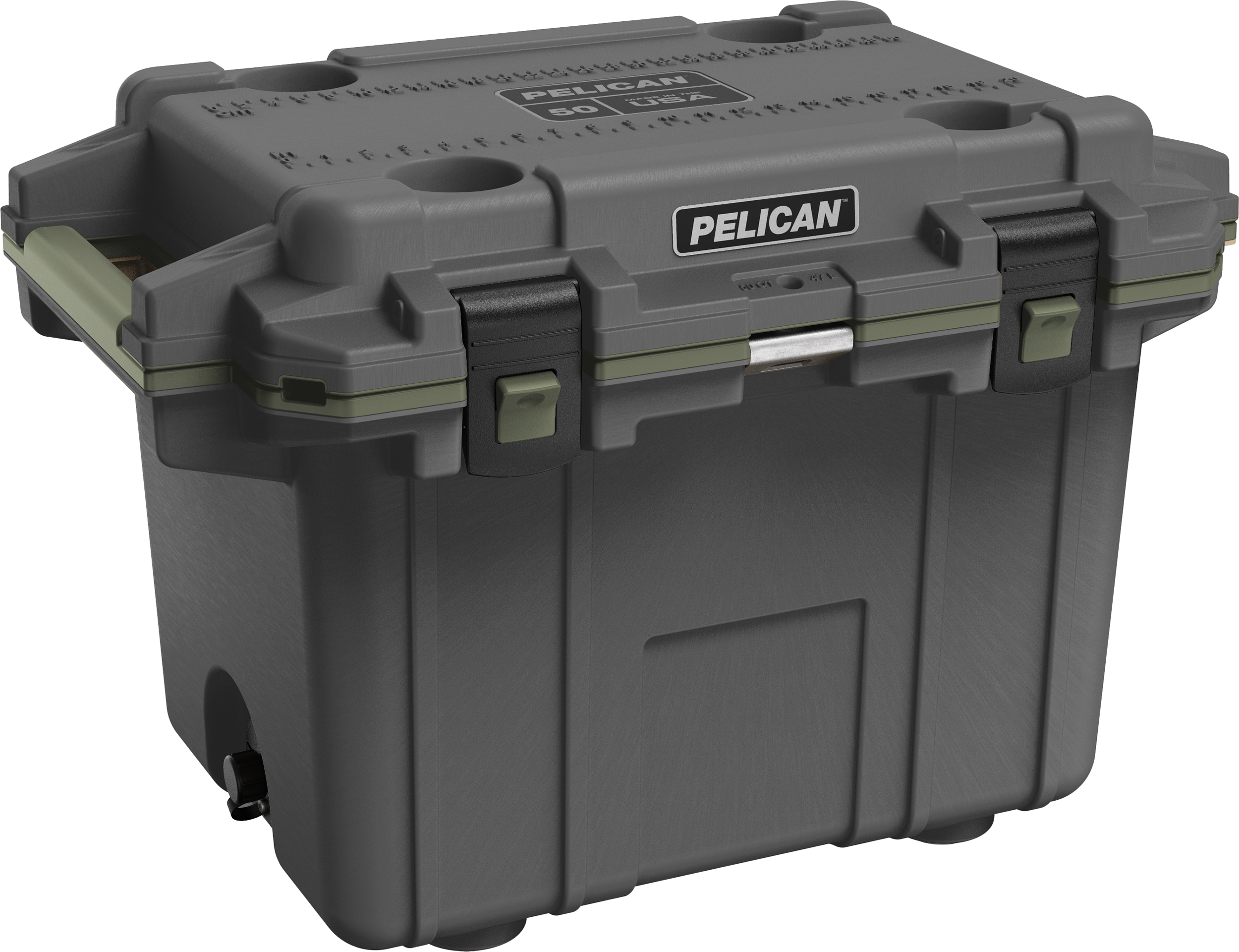 注目ブランド プロキュアエースPELICAN 50QT エリートクーラー ホワイトXグレー 337-8268 50Q-1-WHTGRY 1台 