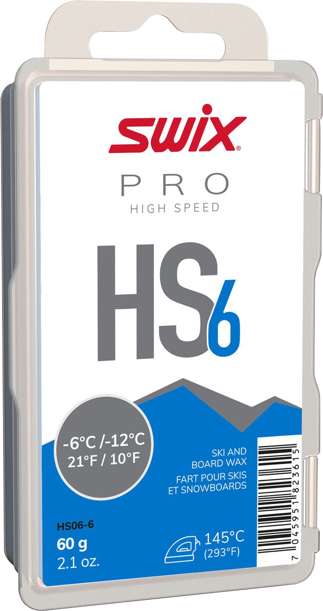 【新品】SWIX HS06、07、08、10のWAXセットです。 Swix HS6 Glide Wax (-12C to -6C) 60G | MEC