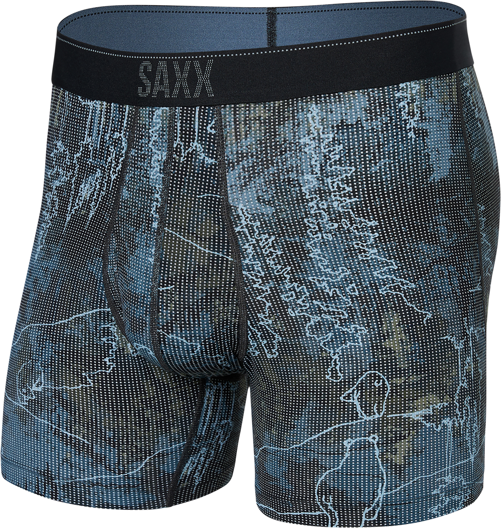 Saxx Quest Quick Dry Mesh Boxer Brief Fly - Synthetic base layer