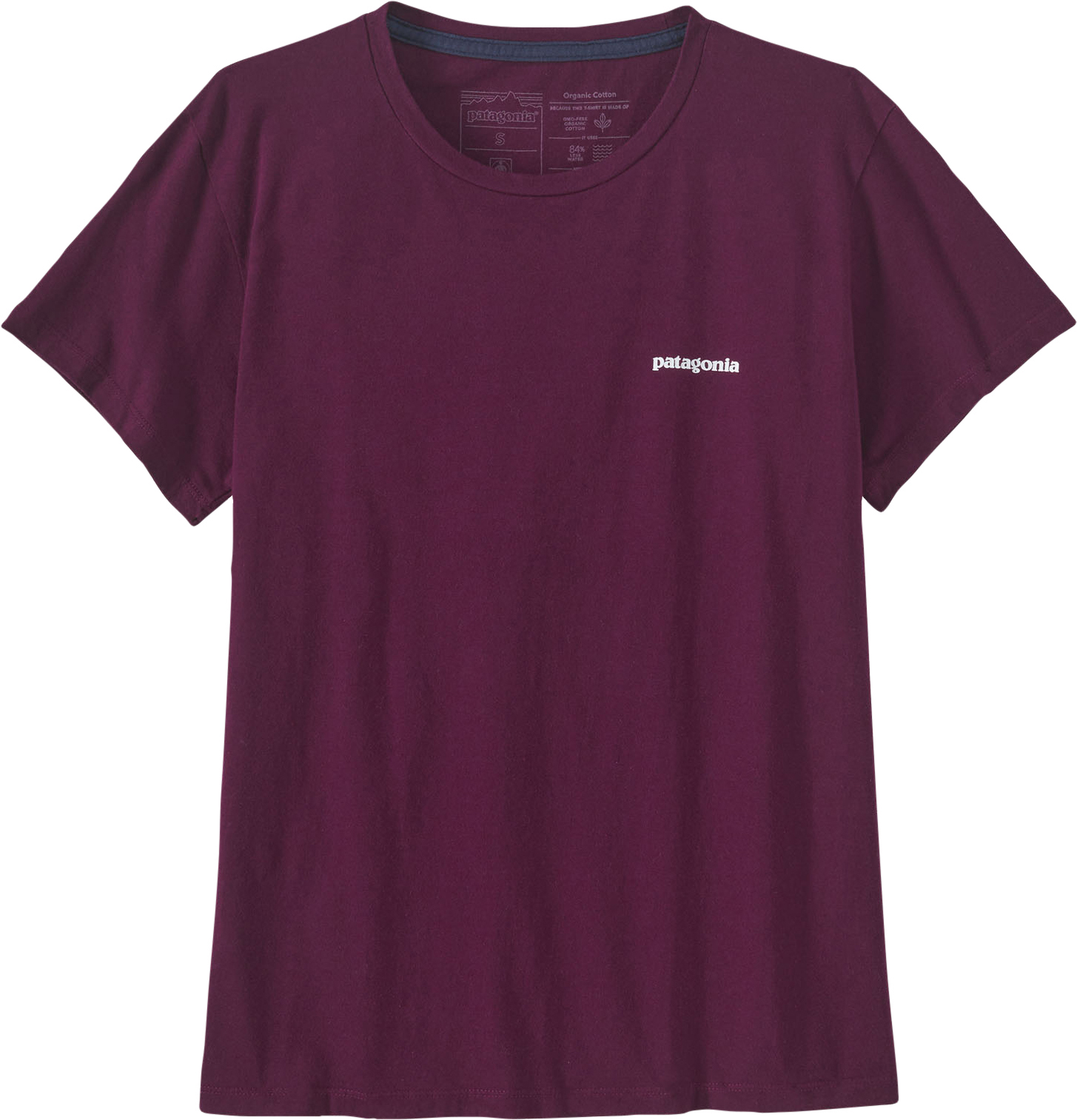 Women's P-6 Mission Organic T-Shirt - Small - Night Plum