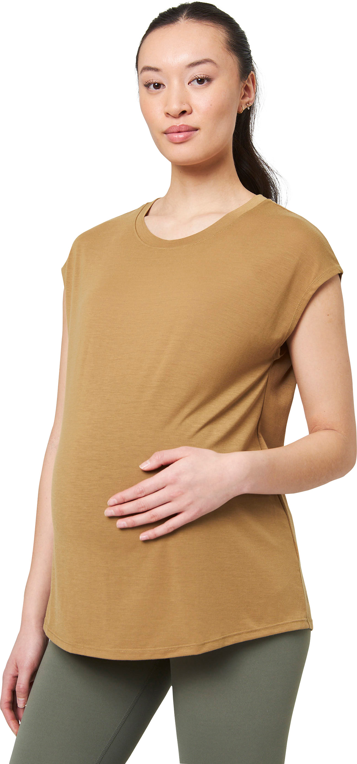 MPG Dynamic Relaxed Short Sleeve Maternity Tee - Women's