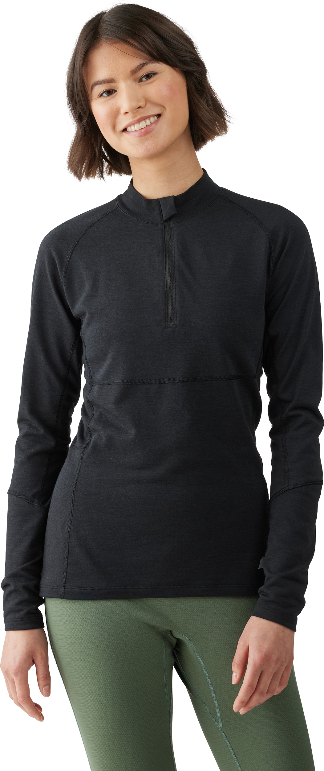 MEC T2 Merino Base Layer 1/4 Zip Long Sleeve Top - Women's