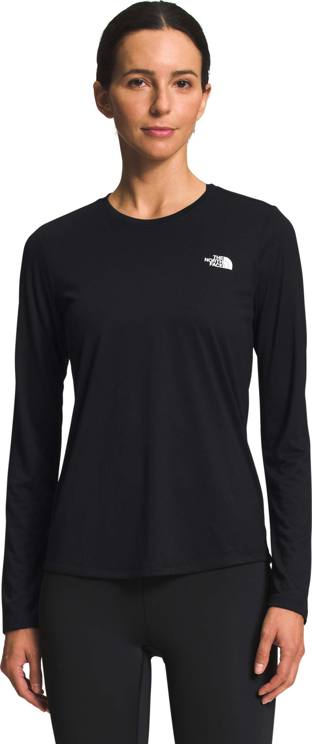 Icebreaker Women's Cool Lite Momentum Long Sleeve Crewe Top, Black, Merino S