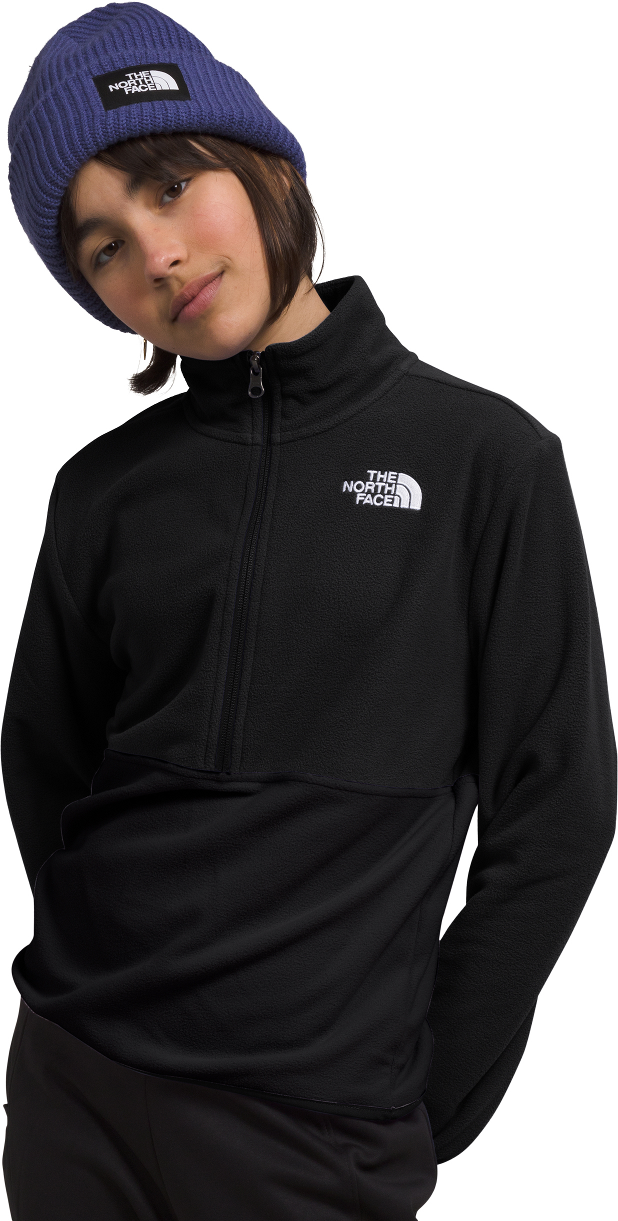 The North Face Teen Glacier 1/4 Zip Pullover - Girls' - Youths | MEC