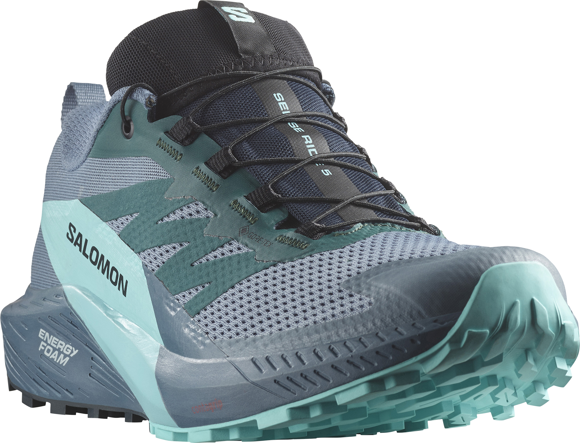 【美品】SALOMON sense ride 5 GTX SALOMON SENSE RIDE 5 GORE-TEX - WOMEN - Le Coureur