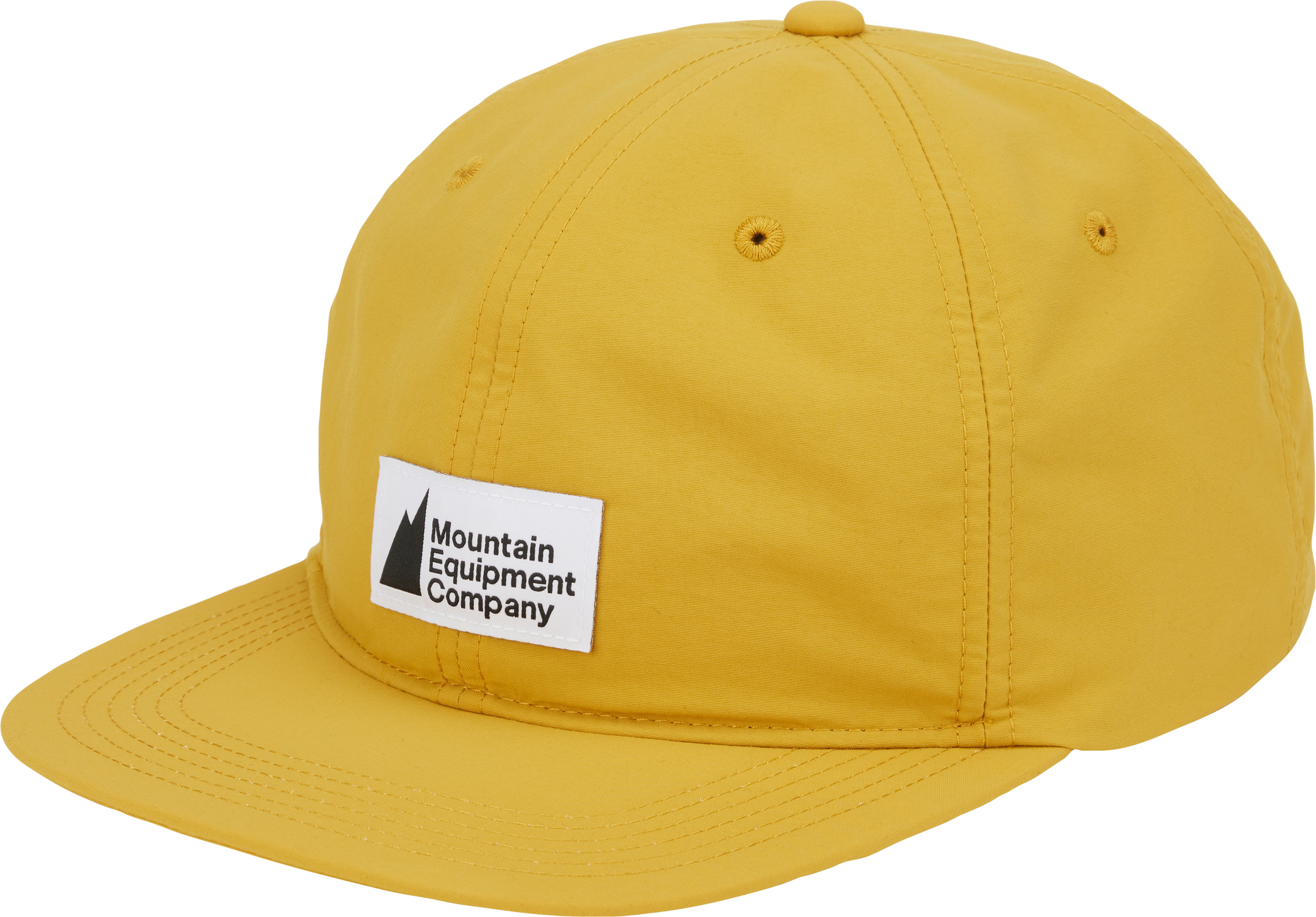 LOGO 5 PANEL CAP in NATURAL / RED – Elwood Clothing