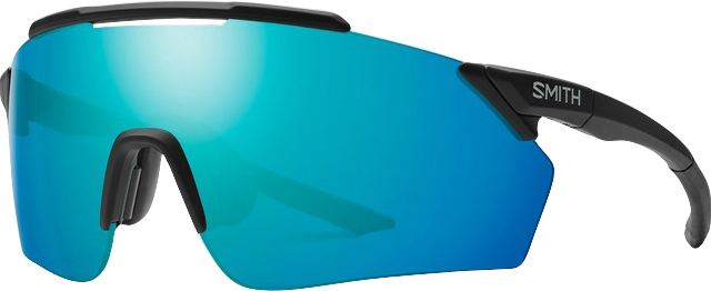 SMITH Ruckus Sunglasses Matte Black ChromaPop Opal Mirror
