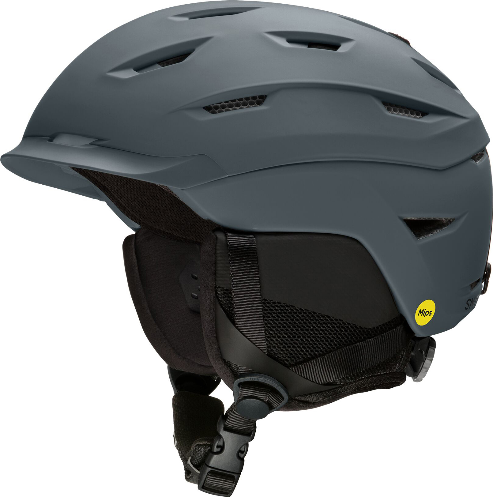 SMITH スノーヘルメット Level Matte Slate Smith Level MIPS Snow Helmet - Men's | MEC