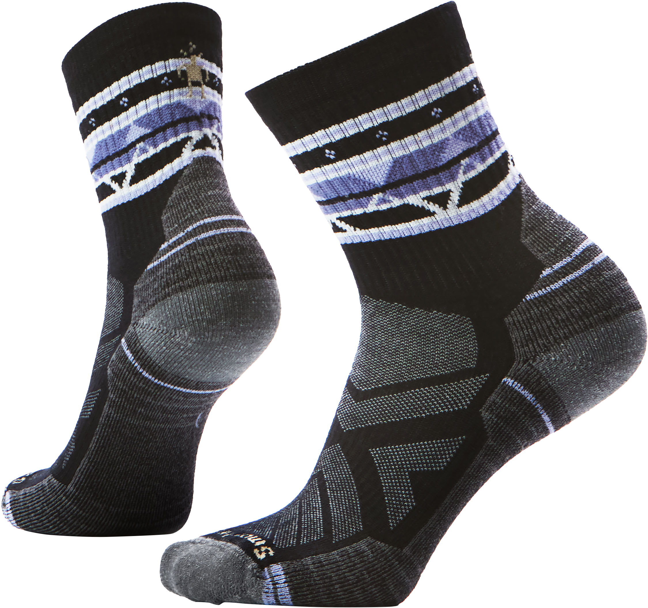 Smartwool Hike Light Cushion Zig Zag Valley Mid Crew Socks