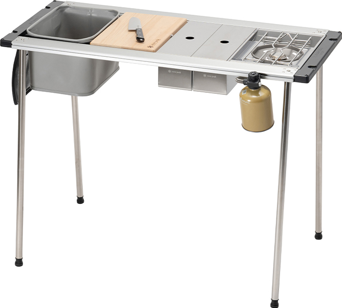 fumix0105 　 peak IGT Snow Peak Iron Grill Table Camp Kitchen Starter Set | MEC