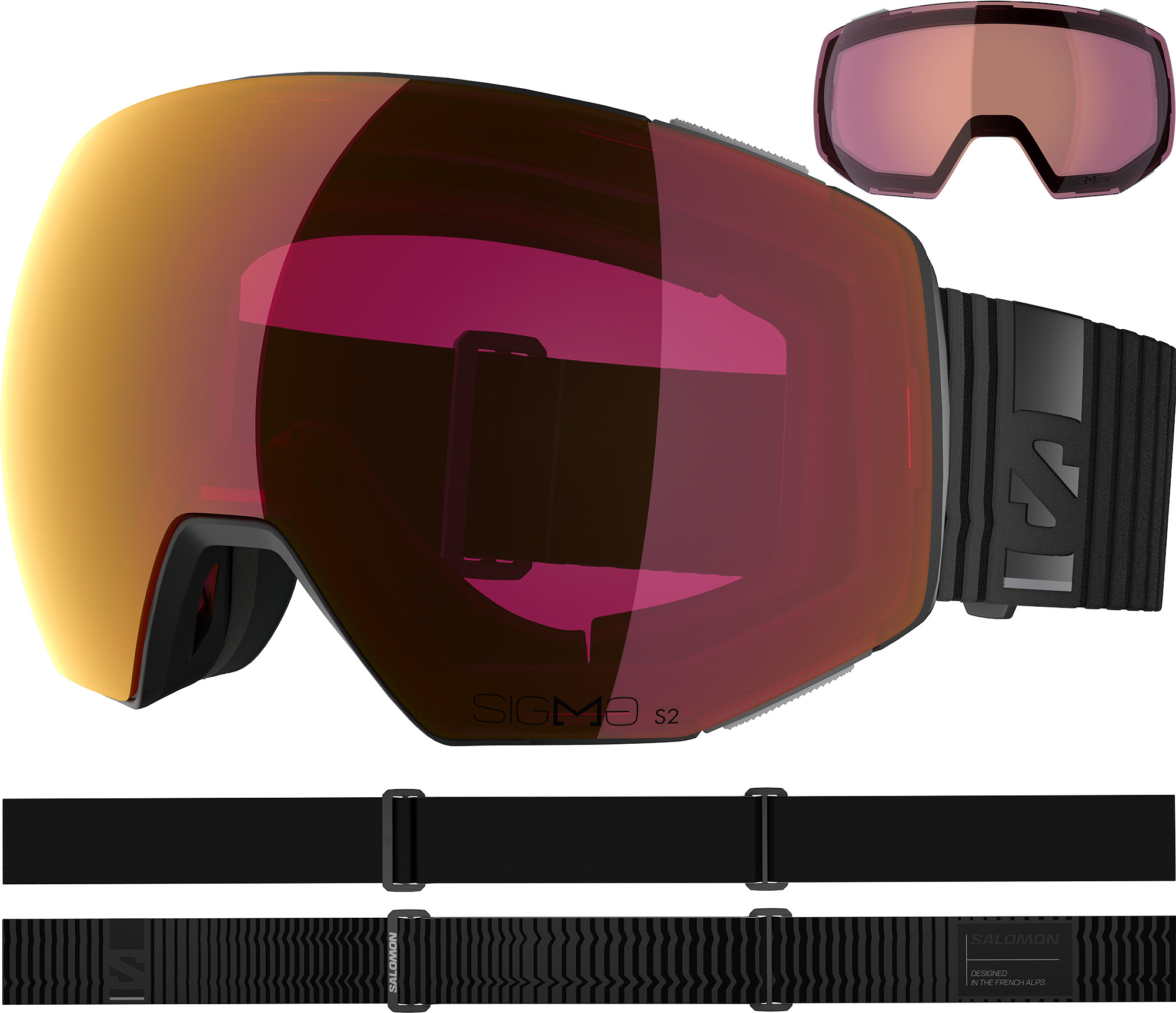 [型落ち特価]SALOMON RADIUM PRIME SIGMA+1LENS Salomon Radium Prime Sigma Goggles with Extra Lens | MEC