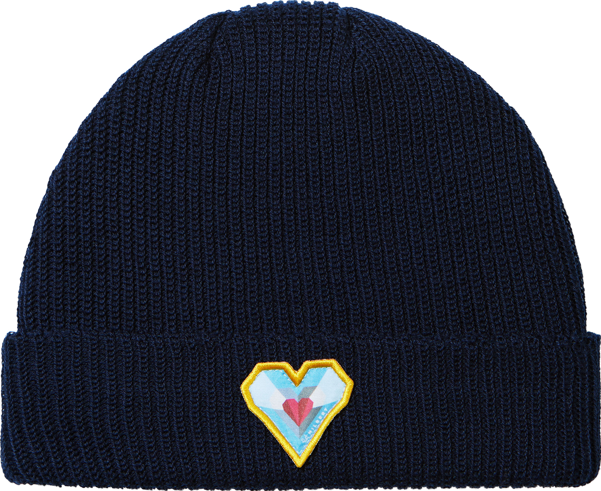 GuruGuru Heart Beanie 新品未使用 INTASIA HEART BEANIE White Pink Heart Beanie by KURT GEIGER LONDON